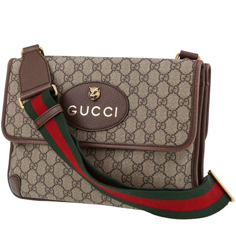 tracolla gucci marrone|Borsa a Tracolla Gucci Trunk GG Supreme Marrone .